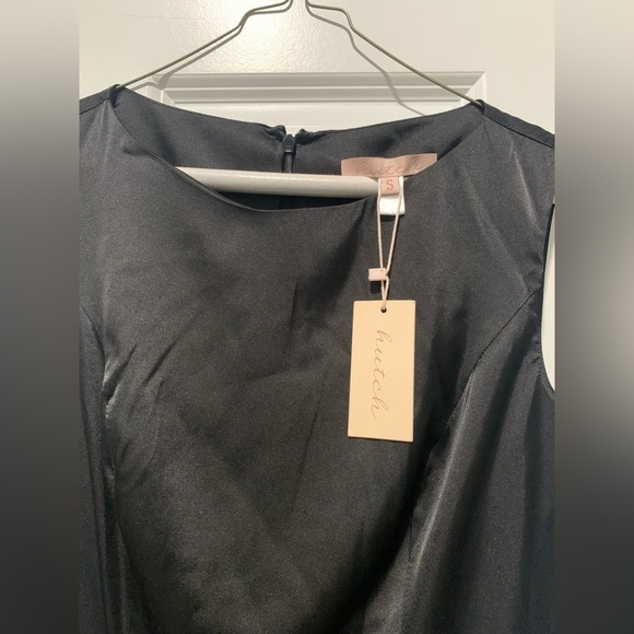 Hutch $349 MSRP Black and White Evening Gown - Picture 8 of 8